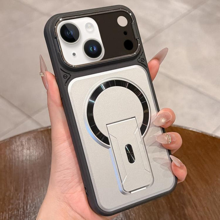 Funda magnética para teléfono con tapa de lente a prueba de golpes y soporte oculto, For iPhone 12 Pro Max, For iPhone 12 Pro, For iPhone 11 Pro Max, For iPhone 11