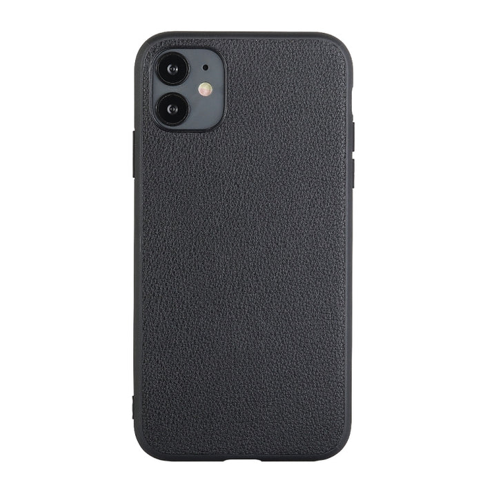 Estuche protector de cuero genuino con textura de cuentas