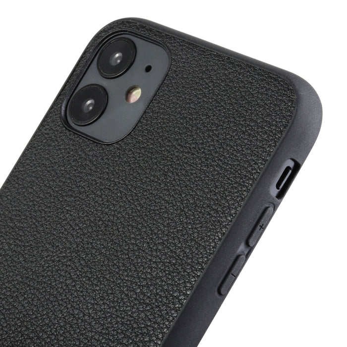 Estuche protector de cuero genuino con textura de cuentas