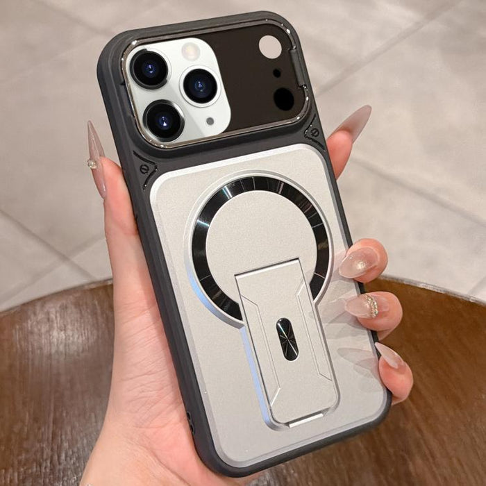 Funda magnética para teléfono con tapa de lente a prueba de golpes y soporte oculto, For iPhone 12 Pro Max, For iPhone 12 Pro, For iPhone 11 Pro Max, For iPhone 11
