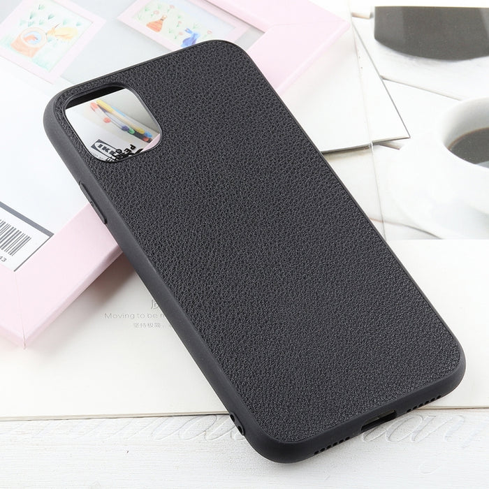 Estuche protector de cuero genuino con textura de cuentas