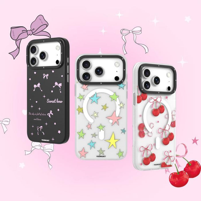 Funda magnética para teléfono YOUNGKIT Sweetheart Story Series IMD TPU, For iPhone 17 Pro Max, For iPhone 17 Pro