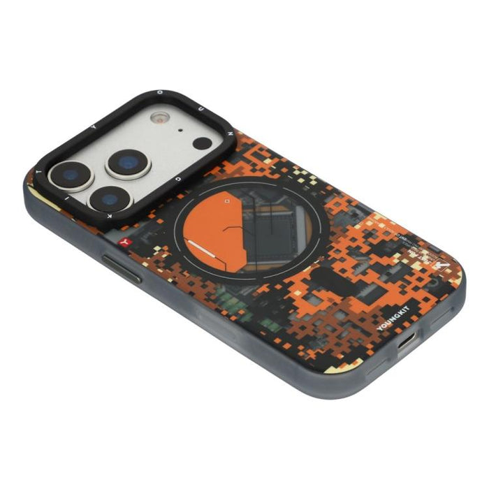 Funda híbrida magnética de TPU y PC para teléfono YOUNGKIT Camouflage Sack2.0 Series, For iPhone 17 Pro Max, For iPhone 17 Pro