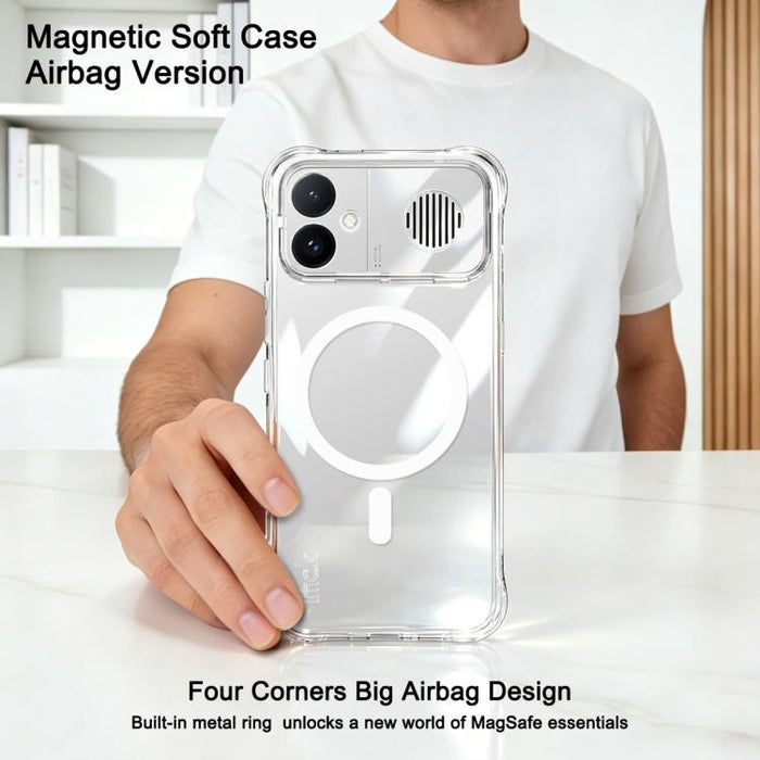 Funda para teléfono imak magnética a prueba de golpes con airbag de TPU, For Redmi K90 Max, For Redmi A7 Pro 171mm/Poco C85x 5G, For Redmi Turbo 5 Max 5G, For Redmi Turbo 5 5G/Poco X8 Pro 5G, For Redmi K90 Pro Max/Poco F8 Ultra 5G                      ...