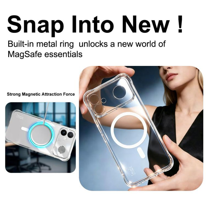 Funda para teléfono imak magnética a prueba de golpes con airbag de TPU, For Redmi K90 Max, For Redmi A7 Pro 171mm/Poco C85x 5G, For Redmi Turbo 5 Max 5G, For Redmi Turbo 5 5G/Poco X8 Pro 5G, For Redmi K90 Pro Max/Poco F8 Ultra 5G                      ...