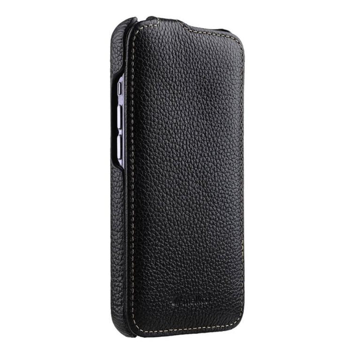 Funda para teléfono Melkco con textura de lichi, apertura vertical y magnética, de cuero genuino., For iPhone 16 Pro Max, For iPhone 16 Pro, For iPhone 16, For iPhone 15 Pro Max, For iPhone 15 Pro, For iPhone 15, For iPhone 14, For iPhone 14 Pro       ...