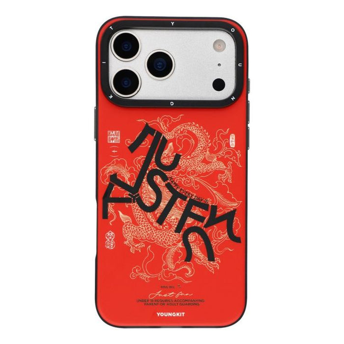 Funda híbrida magnética para teléfono YOUNGKIT Loong Horse Spirit Series TPU PC, For iPhone 17 Pro Max, For iPhone 17 Pro