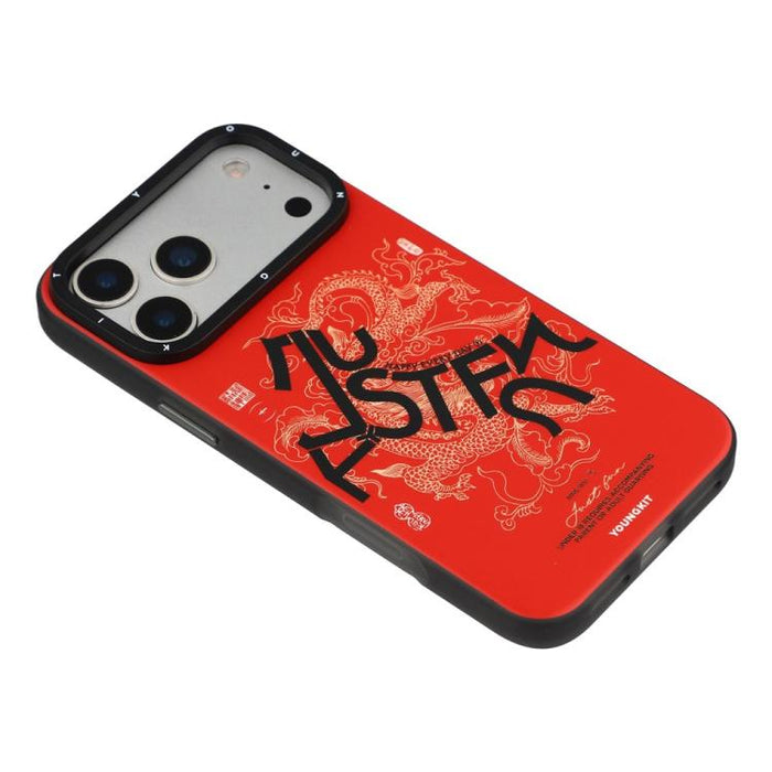 Funda híbrida magnética para teléfono YOUNGKIT Loong Horse Spirit Series TPU PC, For iPhone 17 Pro Max, For iPhone 17 Pro