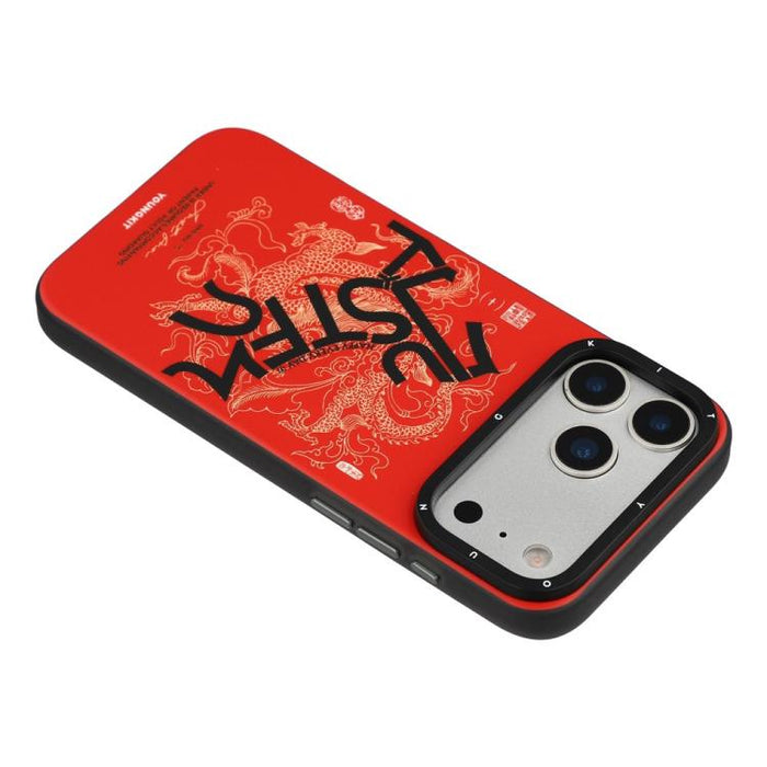 Funda híbrida magnética para teléfono YOUNGKIT Loong Horse Spirit Series TPU PC, For iPhone 17 Pro Max, For iPhone 17 Pro