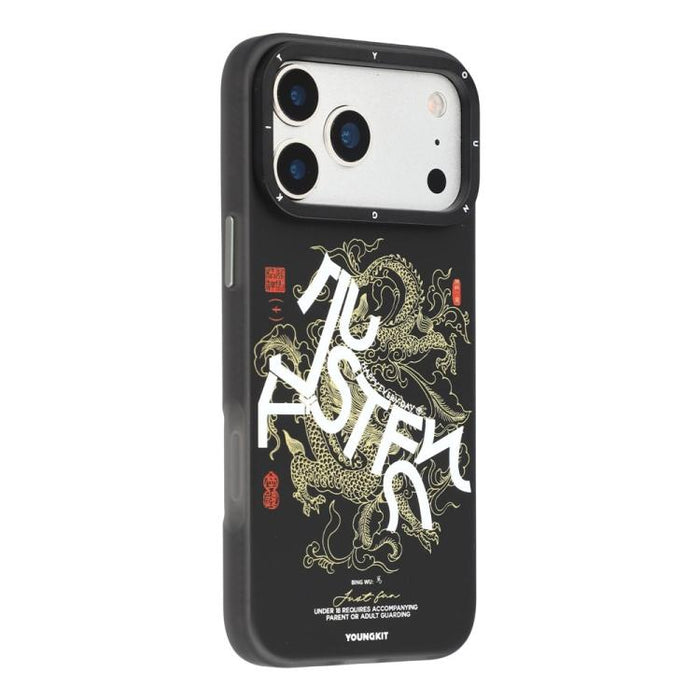 Funda híbrida magnética para teléfono YOUNGKIT Loong Horse Spirit Series TPU PC, For iPhone 17 Pro Max, For iPhone 17 Pro
