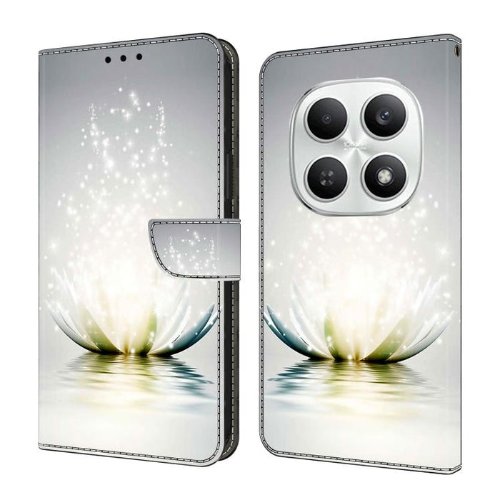 Funda para teléfono de cuero vegano pintado con efecto cristal, For Redmi Note 15 5G / 4G Global 164mm, For Redmi Note 15 Pro 5G Global 163.6mm, For Redmi 15C 5G / 4G EU 173mm, For Redmi 15 5G Global / 15 4G SEA 169.5mm, For Redmi 15 5G / 4G EU 171mm