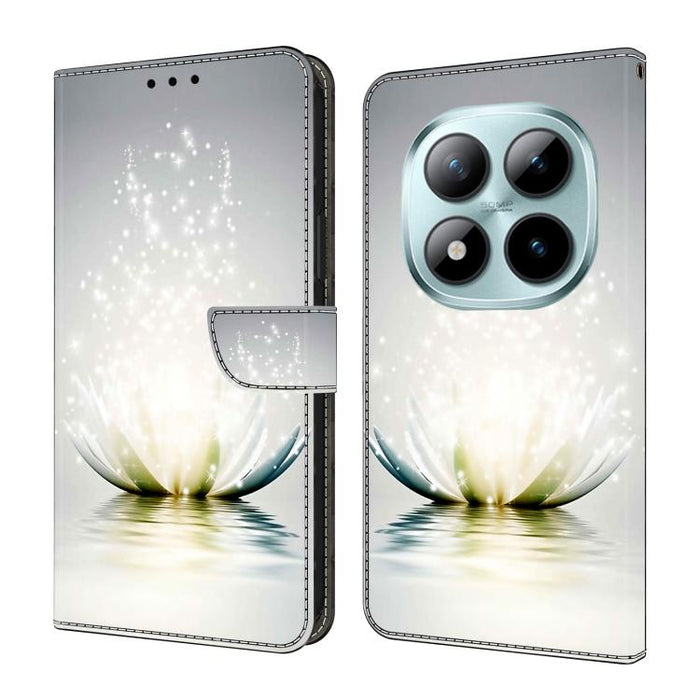 Funda para teléfono de cuero vegano pintado con efecto cristal, For Redmi Note 15 5G / 4G Global 164mm, For Redmi Note 15 Pro 5G Global 163.6mm, For Redmi 15C 5G / 4G EU 173mm, For Redmi 15 5G Global / 15 4G SEA 169.5mm, For Redmi 15 5G / 4G EU 171mm