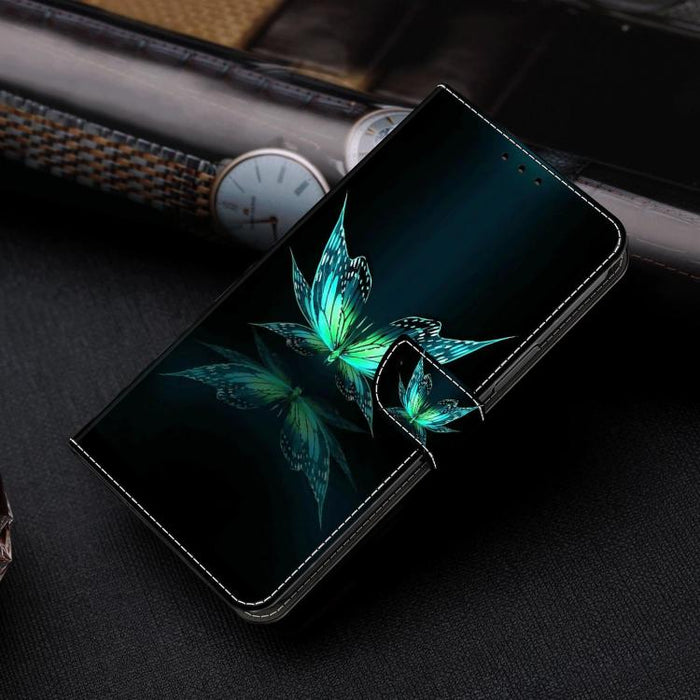 Funda para teléfono de cuero vegano pintado con efecto cristal, For Redmi Note 15 5G / 4G Global 164mm, For Redmi Note 15 Pro 5G Global 163.6mm, For Redmi 15C 5G / 4G EU 173mm, For Redmi 15 5G Global / 15 4G SEA 169.5mm, For Redmi 15 5G / 4G EU 171mm