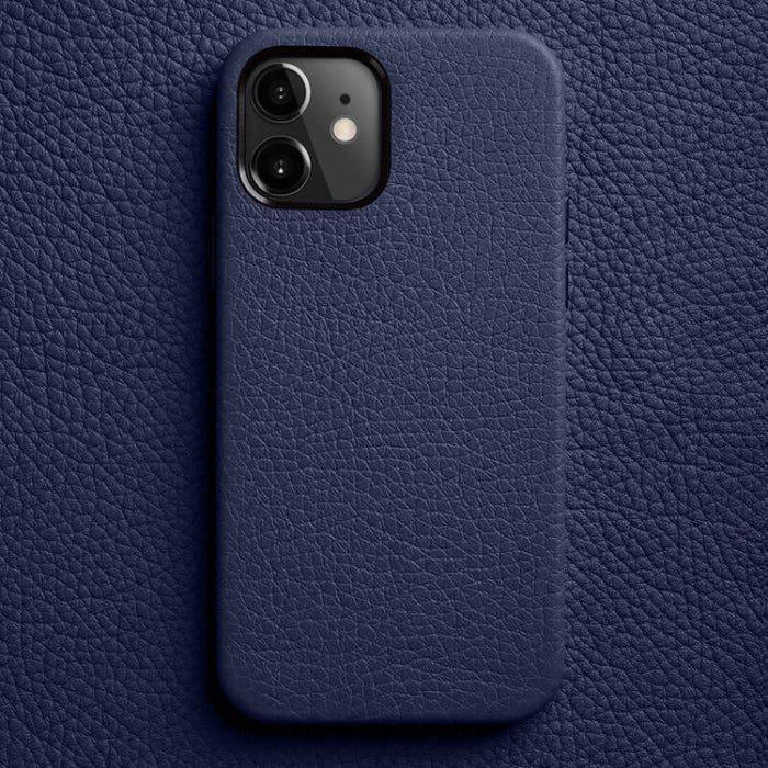 Funda para teléfono de piel auténtica con textura de lichi de melkco con marco de lente metálico, For iPhone 15 Pro Max, For iPhone 15 Pro, For iPhone 15, For iPhone 14, For iPhone 14 Pro, For iPhone 14 Pro Max, For iPhone 13 Pro Max, For iPhone 13 Pro...