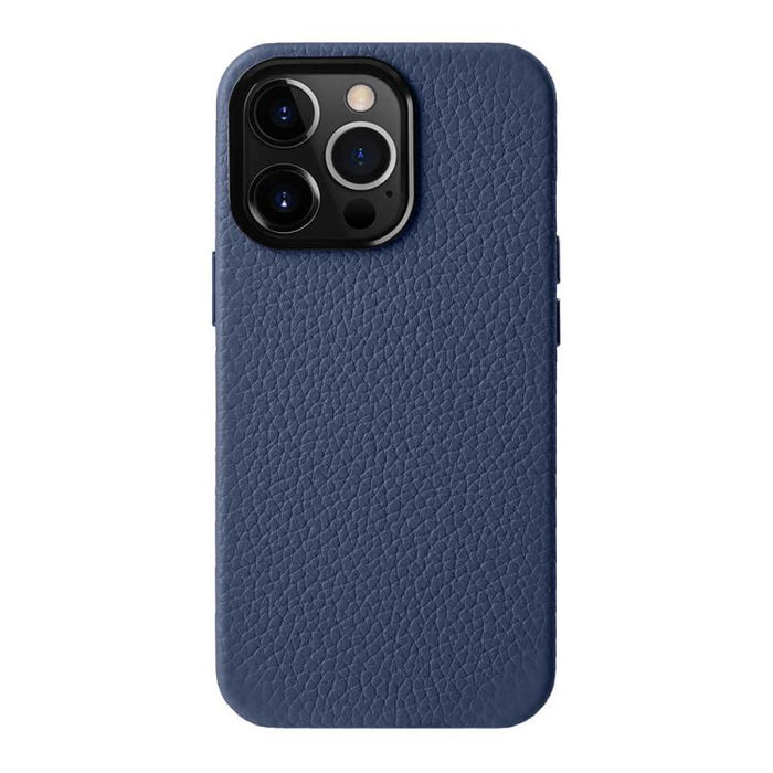 Funda para teléfono de piel auténtica con textura de lichi de melkco con marco de lente metálico, For iPhone 15 Pro Max, For iPhone 15 Pro, For iPhone 15, For iPhone 14, For iPhone 14 Pro, For iPhone 14 Pro Max, For iPhone 13 Pro Max, For iPhone 13 Pro...