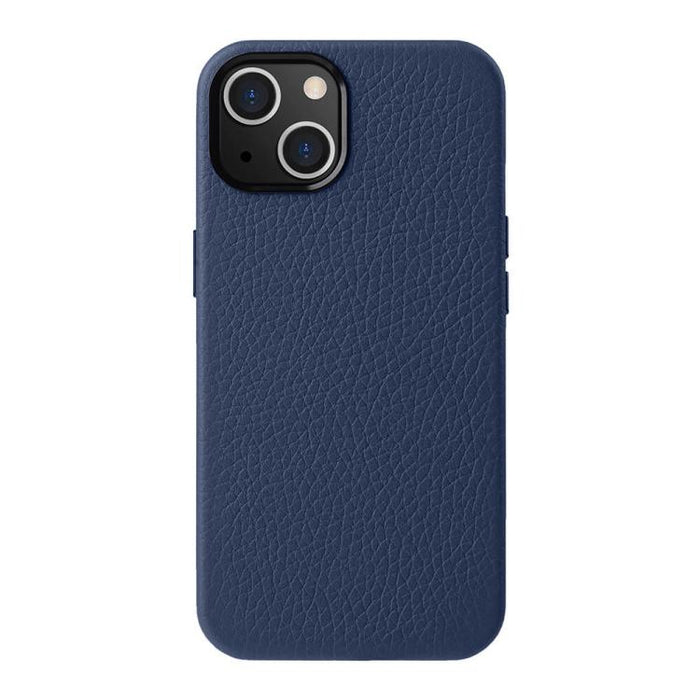 Funda para teléfono de piel auténtica con textura de lichi de melkco con marco de lente metálico, For iPhone 15 Pro Max, For iPhone 15 Pro, For iPhone 15, For iPhone 14, For iPhone 14 Pro, For iPhone 14 Pro Max, For iPhone 13 Pro Max, For iPhone 13 Pro...