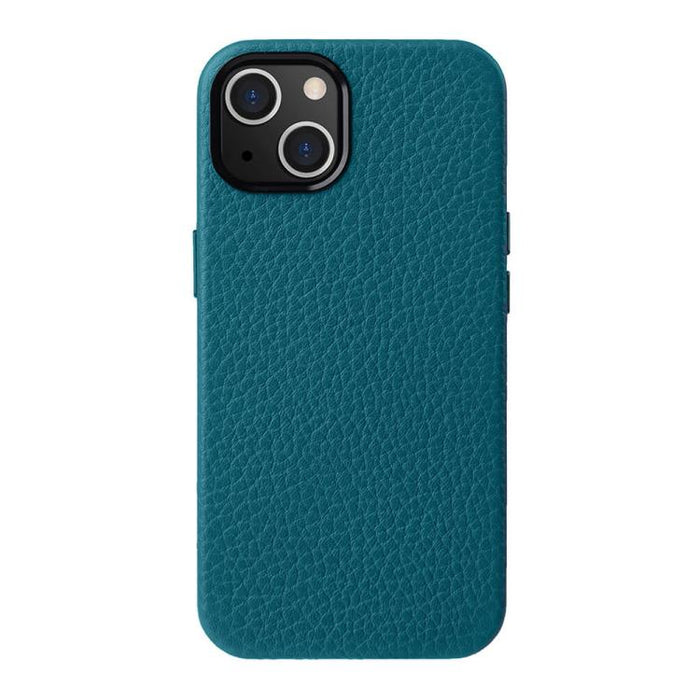 Funda para teléfono de piel auténtica con textura de lichi de melkco con marco de lente metálico, For iPhone 15 Pro Max, For iPhone 15 Pro, For iPhone 15, For iPhone 14, For iPhone 14 Pro, For iPhone 14 Pro Max, For iPhone 13 Pro Max, For iPhone 13 Pro...