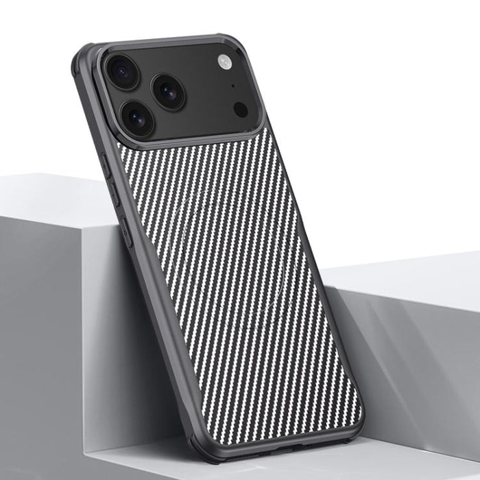 Funda para teléfono con textura de fibra de carbono estilo cuchilla y tacto magnético, For iPhone 17 Pro Max, For iPhone 17 Pro, For iPhone 17, For iPhone Air, For iPhone 16 Pro Max, For iPhone 16 Pro, For iPhone 16 Plus, For iPhone 16                 ...