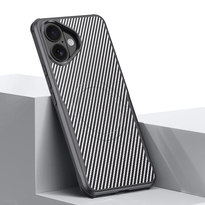 Funda para teléfono con textura de fibra de carbono estilo cuchilla y tacto magnético, For iPhone 17 Pro Max, For iPhone 17 Pro, For iPhone 17, For iPhone Air, For iPhone 16 Pro Max, For iPhone 16 Pro, For iPhone 16 Plus, For iPhone 16                 ...