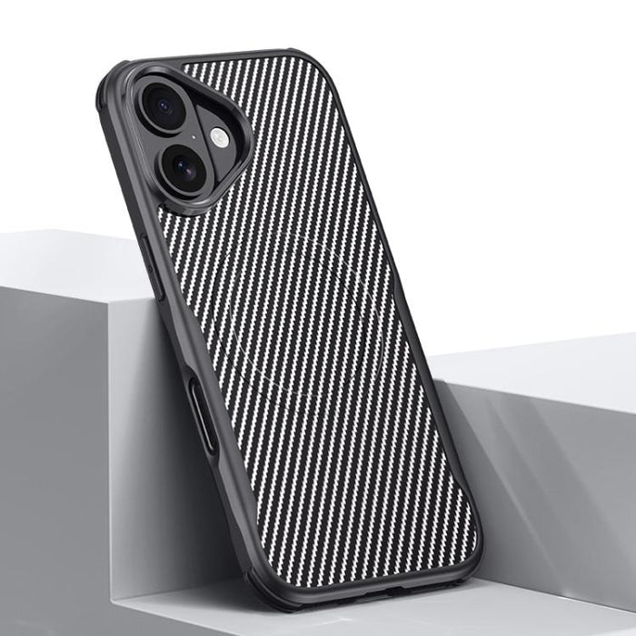 Funda para teléfono con textura de fibra de carbono estilo cuchilla y tacto magnético, For iPhone 17 Pro Max, For iPhone 17 Pro, For iPhone 17, For iPhone Air, For iPhone 16 Pro Max, For iPhone 16 Pro, For iPhone 16 Plus, For iPhone 16                 ...