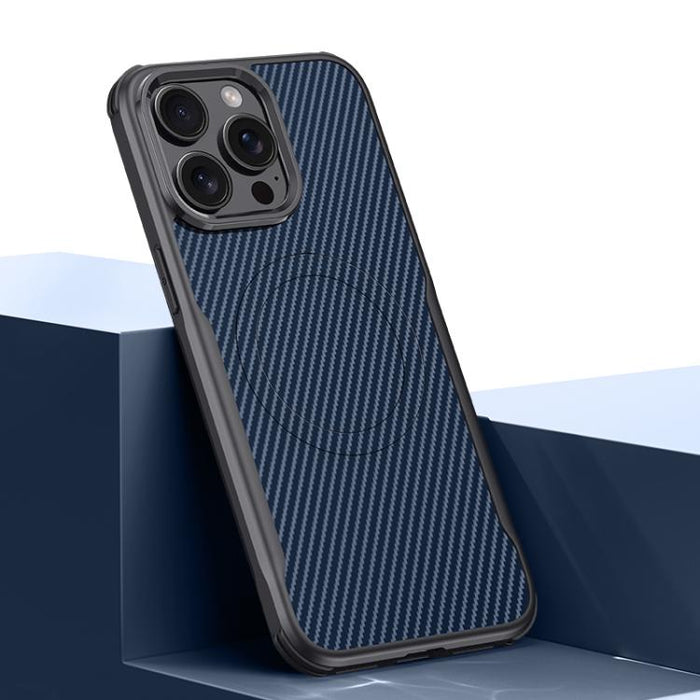 Funda para teléfono con textura de fibra de carbono estilo cuchilla y tacto magnético, For iPhone 17 Pro Max, For iPhone 17 Pro, For iPhone 17, For iPhone Air, For iPhone 16 Pro Max, For iPhone 16 Pro, For iPhone 16 Plus, For iPhone 16                 ...