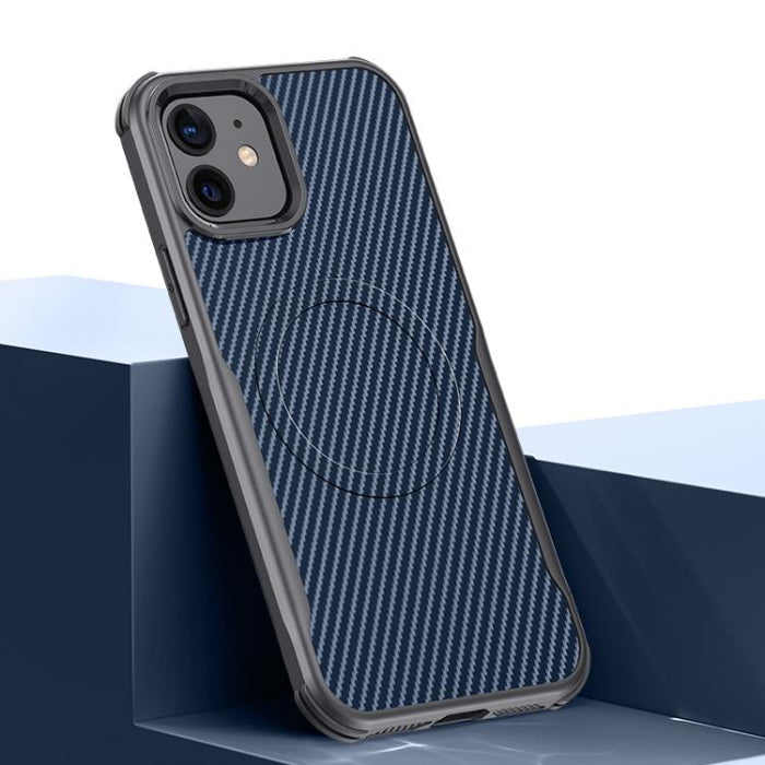 Funda para teléfono con textura de fibra de carbono estilo cuchilla y tacto magnético, For iPhone 17 Pro Max, For iPhone 17 Pro, For iPhone 17, For iPhone Air, For iPhone 16 Pro Max, For iPhone 16 Pro, For iPhone 16 Plus, For iPhone 16                 ...
