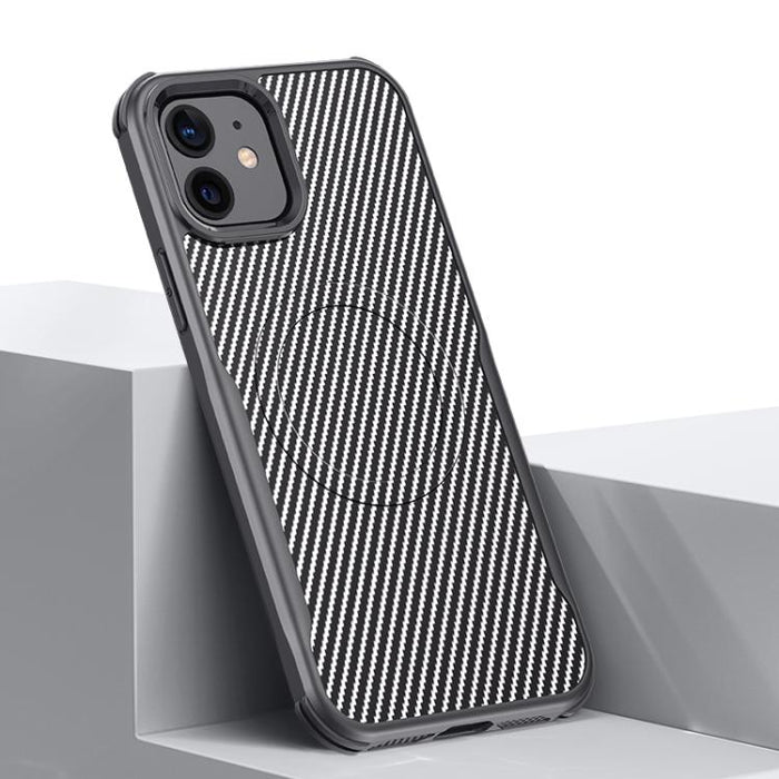 Funda para teléfono con textura de fibra de carbono estilo cuchilla y tacto magnético, For iPhone 17 Pro Max, For iPhone 17 Pro, For iPhone 17, For iPhone Air, For iPhone 16 Pro Max, For iPhone 16 Pro, For iPhone 16 Plus, For iPhone 16                 ...