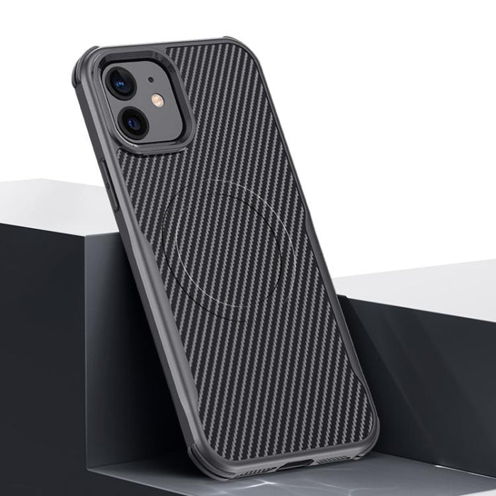Funda para teléfono con textura de fibra de carbono estilo cuchilla y tacto magnético, For iPhone 17 Pro Max, For iPhone 17 Pro, For iPhone 17, For iPhone Air, For iPhone 16 Pro Max, For iPhone 16 Pro, For iPhone 16 Plus, For iPhone 16                 ...
