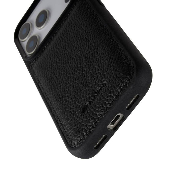 Funda híbrida para teléfono de policarbonato con textura de lichi de melkco, cobertura total., For iPhone 17 Pro Max, For iPhone 17 Pro, For iPhone 17, For iPhone Air, For iPhone 16 Pro Max, For iPhone 16 Pro, For iPhone 16