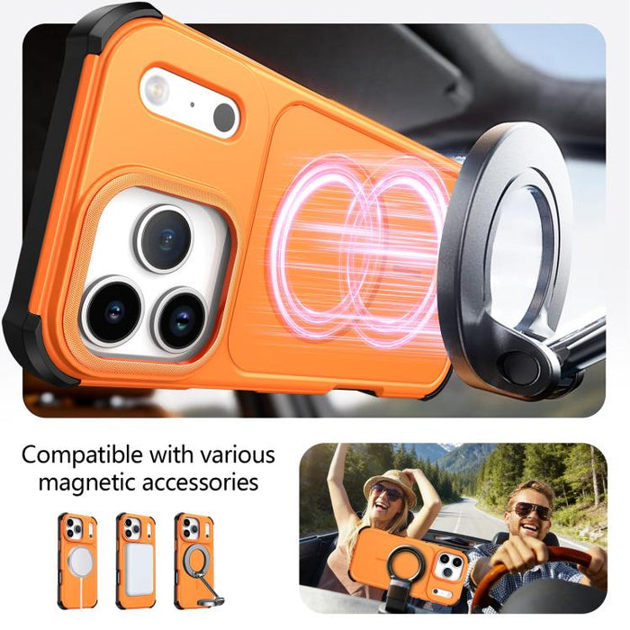 Funda para teléfono 2 en 1 magnética con airbag, resistente a golpes y de color sólido., For iPhone 12 Pro Max, For iPhone 11 Pro Max, For iPhone 11