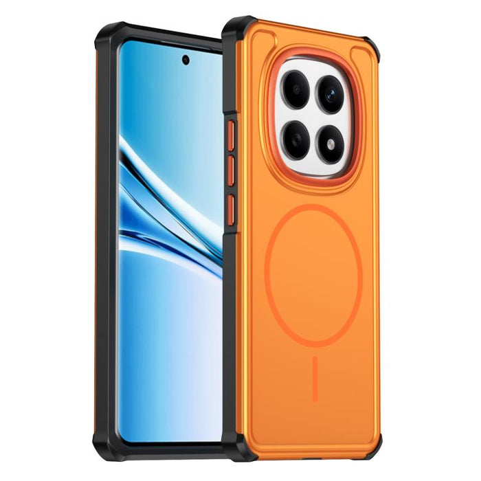 Funda para teléfono 2 en 1 magnética con airbag, resistente a golpes y de color sólido., For Redmi Note 15 4G / 5G Global 164mm, For Redmi 15 5G Global / 15 4G SEA 169.5mm, For Redmi 15C 5G / 4G Global 171mm / Poco C85 4G