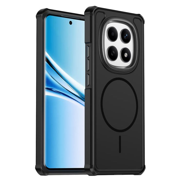 Funda para teléfono 2 en 1 magnética con airbag, resistente a golpes y de color sólido., For Redmi Note 15 4G / 5G Global 164mm, For Redmi 15 5G Global / 15 4G SEA 169.5mm, For Redmi 15C 5G / 4G Global 171mm / Poco C85 4G