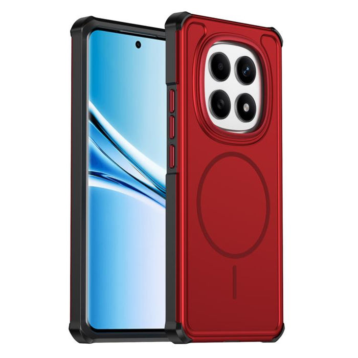 Funda para teléfono 2 en 1 magnética con airbag, resistente a golpes y de color sólido., For Redmi Note 15 4G / 5G Global 164mm, For Redmi 15 5G Global / 15 4G SEA 169.5mm, For Redmi 15C 5G / 4G Global 171mm / Poco C85 4G