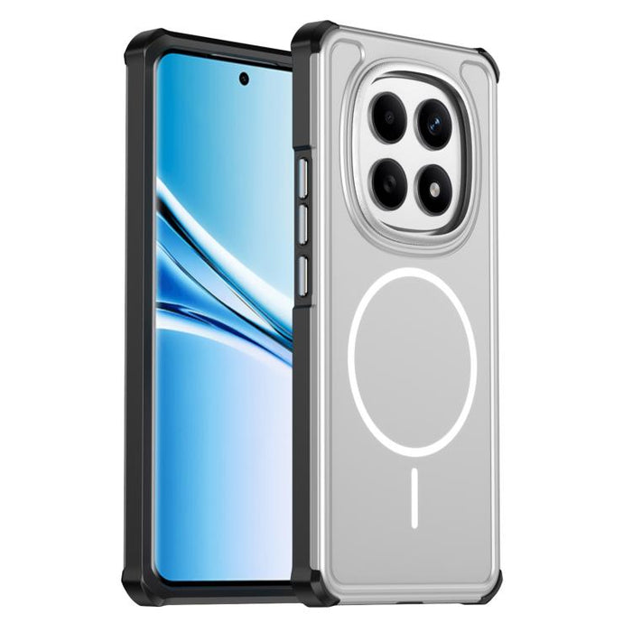 Funda para teléfono 2 en 1 magnética con airbag, resistente a golpes y de color sólido., For Redmi Note 15 4G / 5G Global 164mm, For Redmi 15 5G Global / 15 4G SEA 169.5mm, For Redmi 15C 5G / 4G Global 171mm / Poco C85 4G