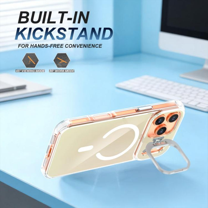 Funda magnética para teléfono con soporte y lente camaleón, For iPhone 17 Pro Max, For iPhone 17 Pro