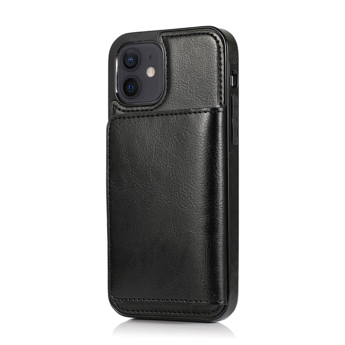 Funda protectora de PU + TPU a prueba de golpes con ranuras para tarjetas y soporte, For iPhone 12 mini, For iPhone 12 / 12 Pro, For iPhone 12 Pro Max