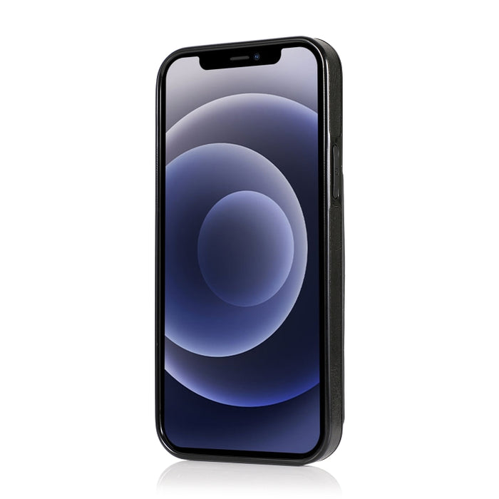 Funda protectora de PU + TPU a prueba de golpes con ranuras para tarjetas y soporte, For iPhone 12 mini, For iPhone 12 / 12 Pro, For iPhone 12 Pro Max