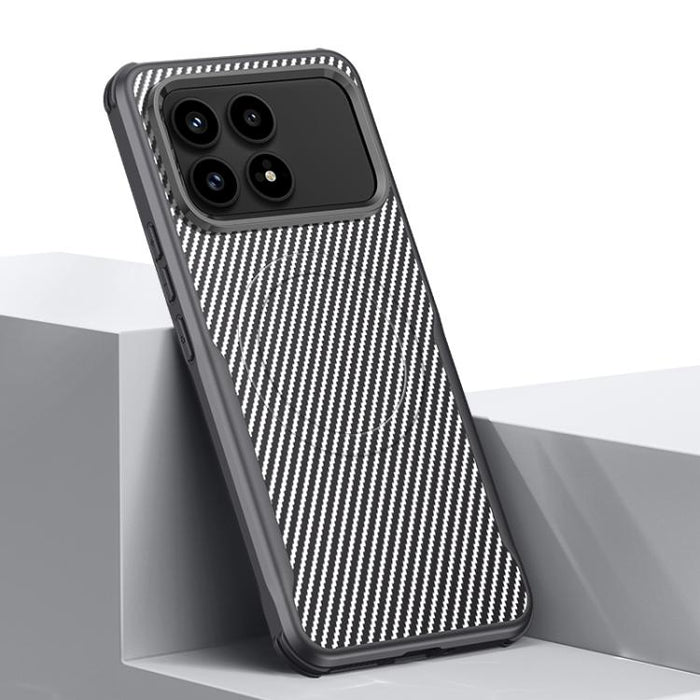 Funda para teléfono con textura de fibra de carbono estilo cuchilla y tacto magnético, For Redmi K90 Pro Max / Poco F8 Ultra 5G, For Redmi K90 / Poco F8 Pro 5G, For Redmi K80 Pro, For Redmi K80, For Redmi K70 Ultra, For Redmi K70