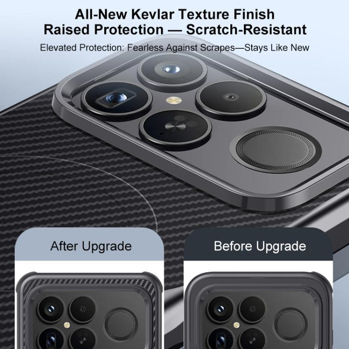 Funda para teléfono con textura de fibra de carbono estilo cuchilla y tacto magnético, For Redmi K90 Pro Max / Poco F8 Ultra 5G, For Redmi K90 / Poco F8 Pro 5G, For Redmi K80 Pro, For Redmi K80, For Redmi K70 Ultra, For Redmi K70