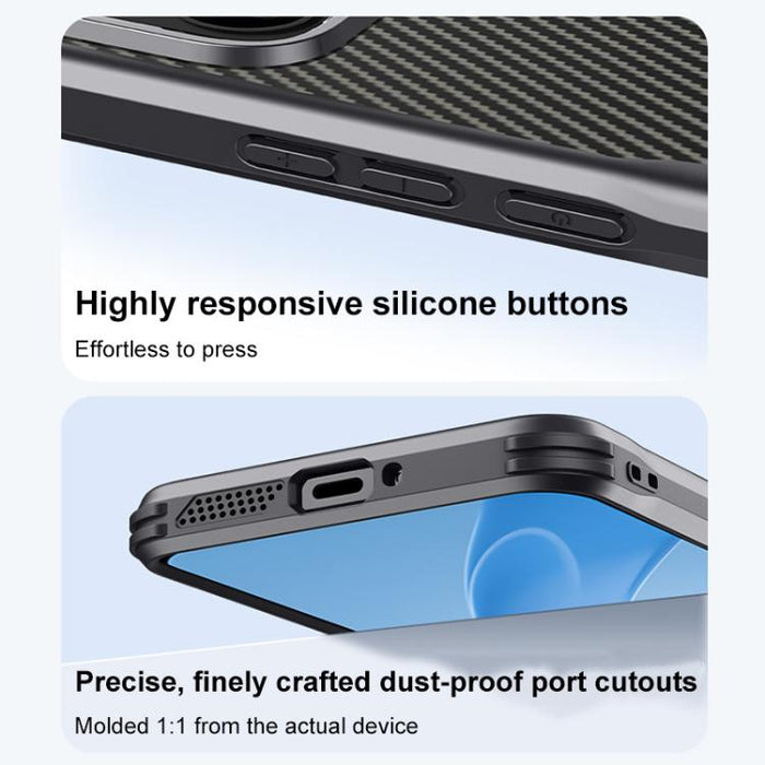 Funda para teléfono con textura de fibra de carbono estilo cuchilla y tacto magnético, For Redmi K90 Pro Max / Poco F8 Ultra 5G, For Redmi K90 / Poco F8 Pro 5G, For Redmi K80 Pro, For Redmi K80, For Redmi K70 Ultra, For Redmi K70