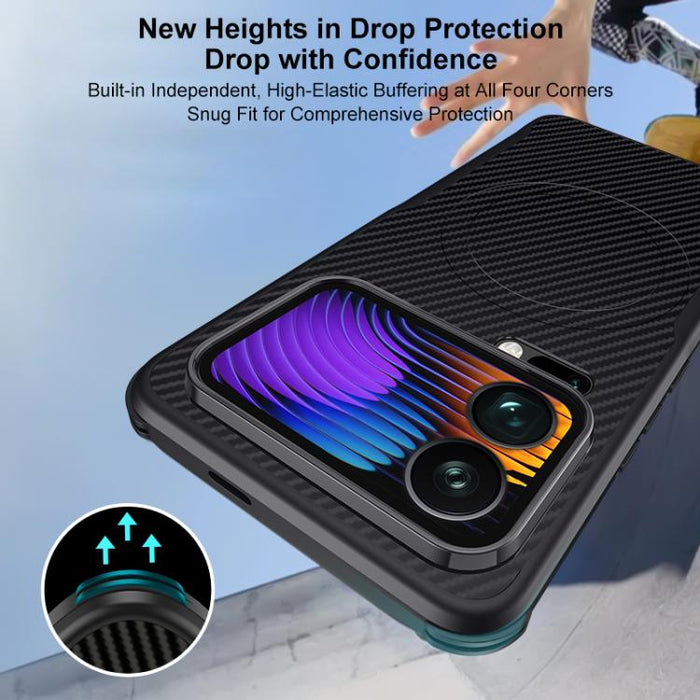 Funda para teléfono con textura de fibra de carbono estilo cuchilla y tacto magnético, For Xiaomi 17 Pro Max, For Xiaomi 17 Pro, For Xiaomi 15 Pro, For Xiaomi 15, For Xiaomi 14 Ultra, For Xiaomi 14 Pro, For Xiaomi 14