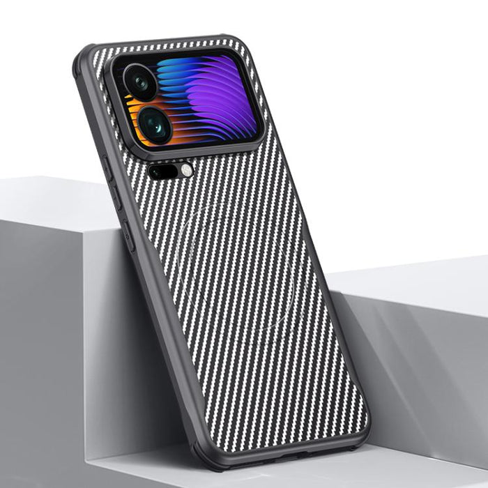 Funda para teléfono con textura de fibra de carbono estilo cuchilla y tacto magnético, For Xiaomi 17 Pro Max, For Xiaomi 17 Pro, For Xiaomi 15 Pro, For Xiaomi 15, For Xiaomi 14 Ultra, For Xiaomi 14 Pro, For Xiaomi 14