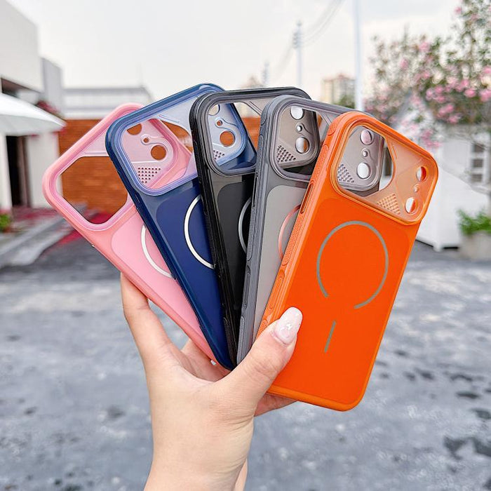 Cambio de estilo mecánico a funda magnética para teléfono de 17 pulgadas, For iPhone 17 Pro Max, For iPhone 17 Pro