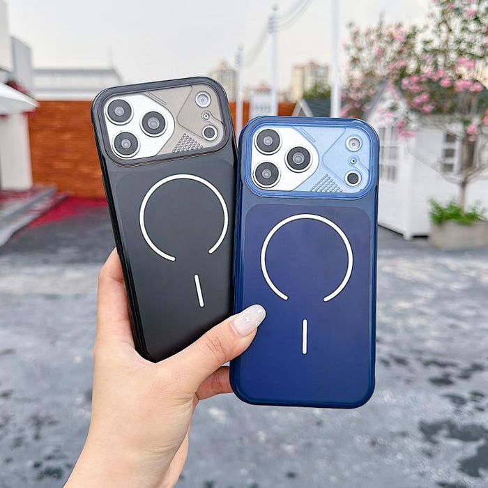 Cambio de estilo mecánico a funda magnética para teléfono de 17 pulgadas, For iPhone 17 Pro Max, For iPhone 17 Pro