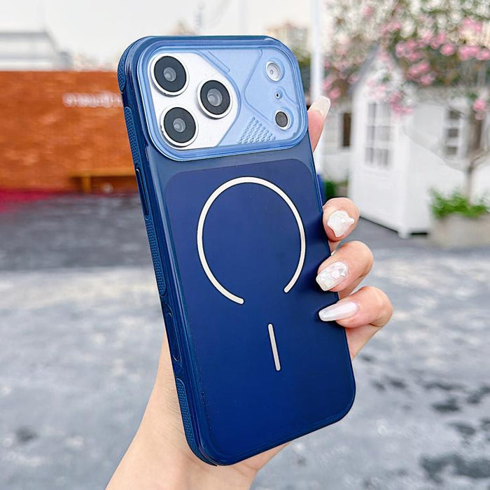 Cambio de estilo mecánico a funda magnética para teléfono de 17 pulgadas, For iPhone 17 Pro Max, For iPhone 17 Pro