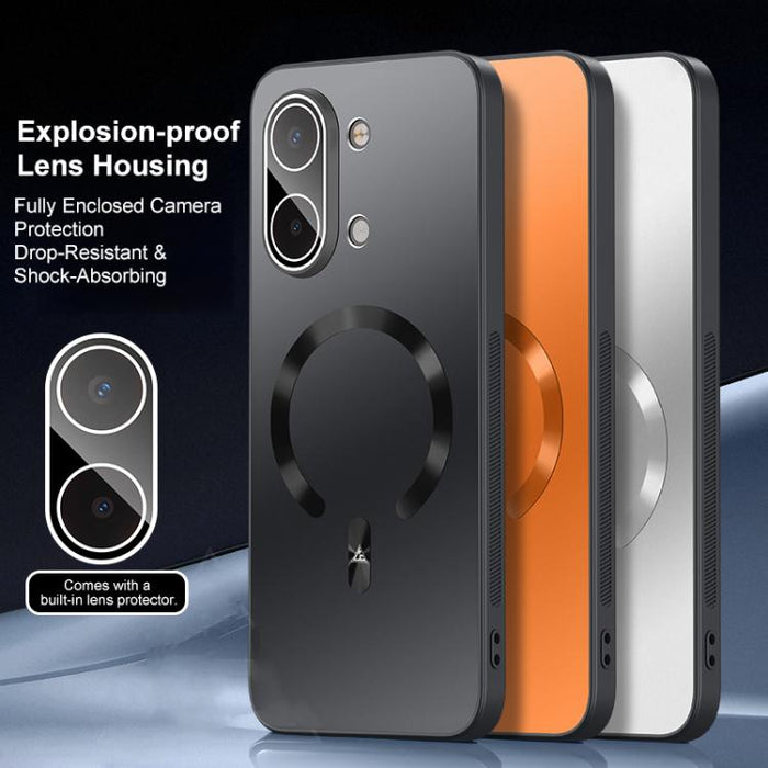 Funda para teléfono de PC con película protectora magnética antiexplosión Ice, For Redmi Turbo 5 Max / Poco X8 Pro Max, For Redmi Turbo 5 / Poco X8 Pro 5G