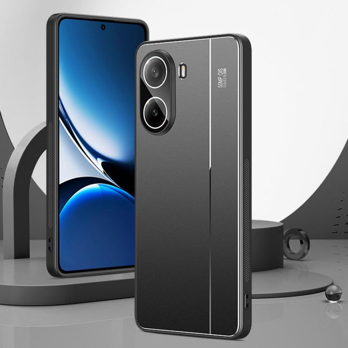 Funda para teléfono Golden Shield Metal con película esmerilada para lentes, For Redmi Note 15 Pro+ 5G Global 163.3mm, For Redmi Turbo 4 Pro, For Redmi Turbo 4 / Poco X7 Pro