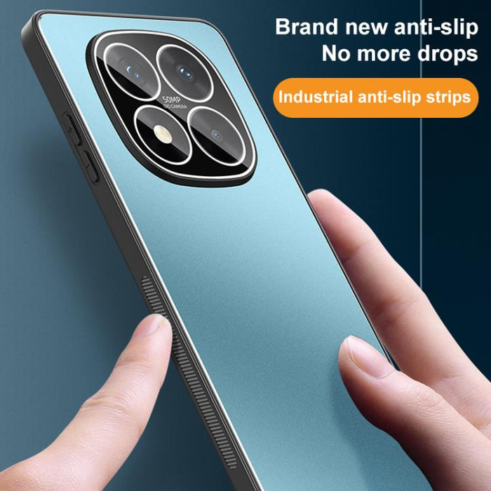 Funda para teléfono Golden Shield Metal con película esmerilada para lentes, For Redmi Note 15 Pro+ 5G Global 163.3mm, For Redmi Turbo 4 Pro, For Redmi Turbo 4 / Poco X7 Pro