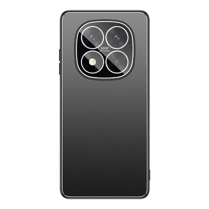 Funda para teléfono Golden Shield Metal con película esmerilada para lentes, For Redmi Note 15 Pro+ 5G Global 163.3mm, For Redmi Turbo 4 Pro, For Redmi Turbo 4 / Poco X7 Pro