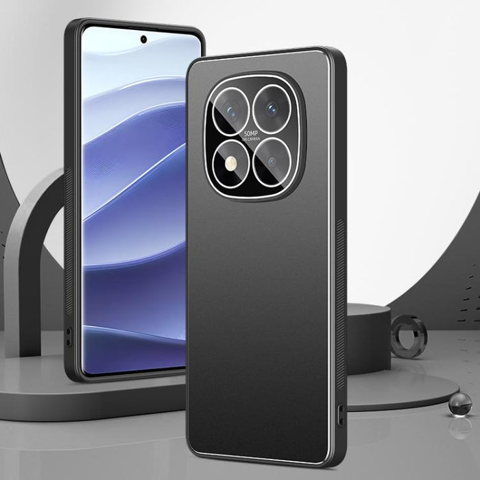 Funda para teléfono Golden Shield Metal con película esmerilada para lentes, For Redmi Note 15 Pro+ 5G Global 163.3mm, For Redmi Turbo 4 Pro, For Redmi Turbo 4 / Poco X7 Pro